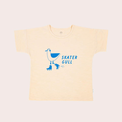 Skater Gull Relaxed Fit Tee- Sugar SS22
