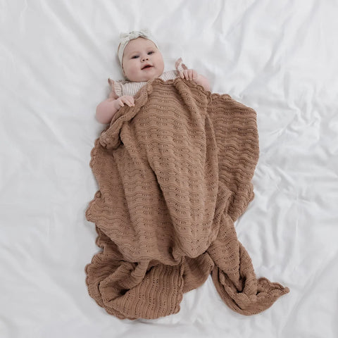 Harper Nude Baby Blanket