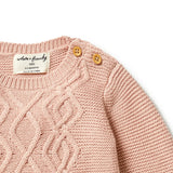 Rose Knitted Cable Jumper AW23