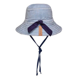 Heritage Explorer Boys Kids Reversible Sun Hat- Charlie/ Indigo