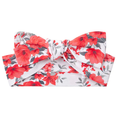 Camilla Floral Headband- Red SS22