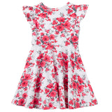 Camilla Floral S/S Mia Dress- Red SS22