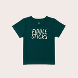 Fiddlesticks Tee- Evergreen