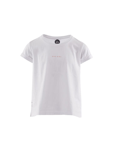 Eve Girl Washed Tee- White SS21