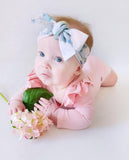 Winter Floral Bow Knot Headband