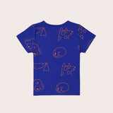 Dogs Tee- Vibrant Blue SS21