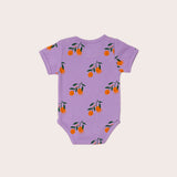 Clementine Short Sleeve Bodysuit- Lilac SS21