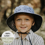 Boys Heritage Explorer Kids Reversible Sun Hat Norman/ Indigo SS21