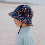 Kids Beach Hat Bucket UPF50+ Turtle Print