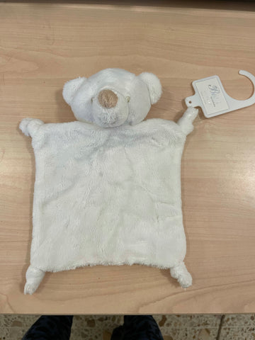 Teddy Comforter- white