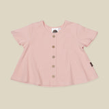 Shell Pink Rib Swing T-shirt SS21