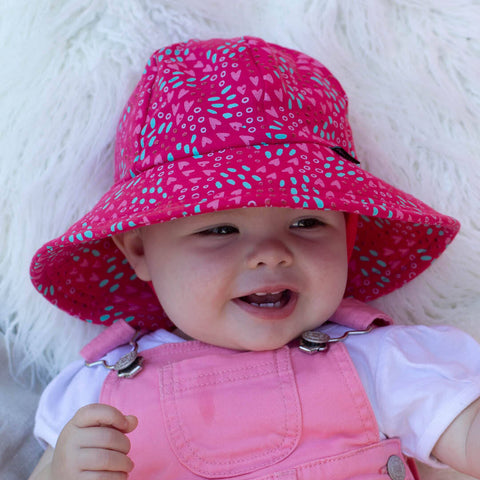 Girls Toddler Bucket Hat Amore Print