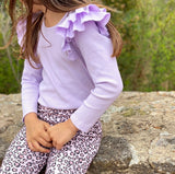LS Double Frill Lilac Leopard AW21