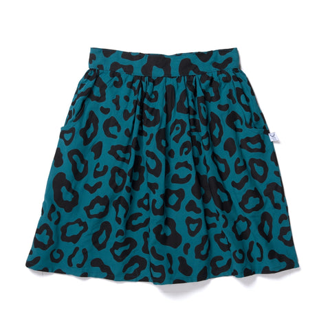 Safari Woven Skirt- Teal