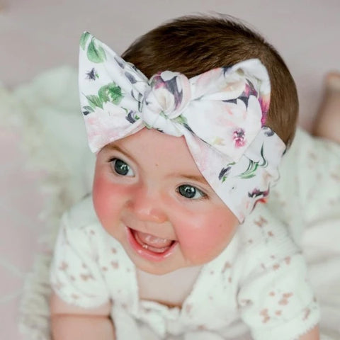 Mulberry Rose Bow Knot Headband