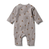 French Terry Slouch Growsuit- Little Trees
