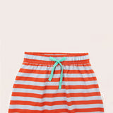 Horizon Stripe Harem Pants- Red Stripe